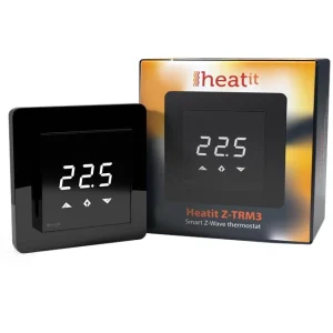 Heatit Termostat Sort Z-TRM3 Z-Wave