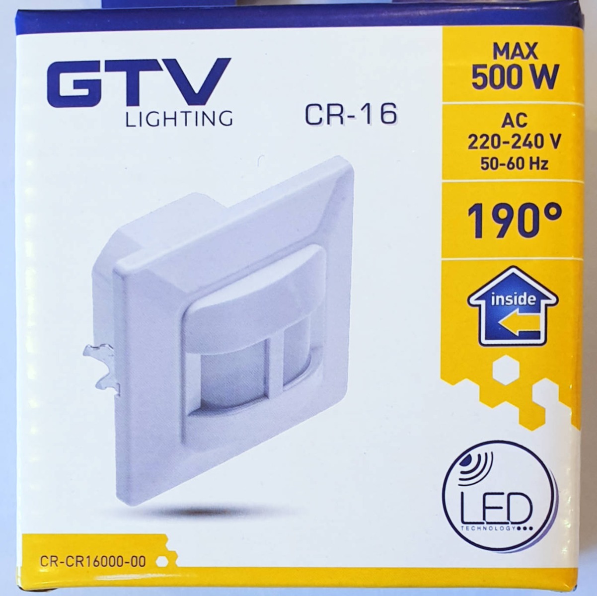 GTV Lighting Bevegelsesdetektor Innfelt - Bilde 3