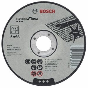Bosch Kappeskive 125x1,6mm Inox