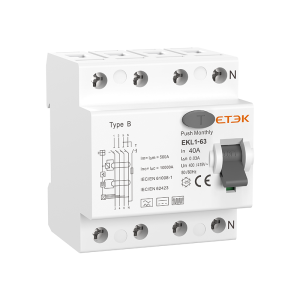 Jordfeilbryter 4P Type B 63A Etek