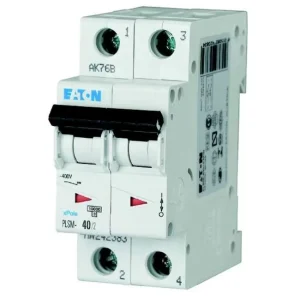 Overbelastningvern 2x40A Eaton