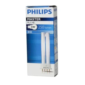 Philips Kompaktlysrør PL-S 5W 840 2G7 4-Pin