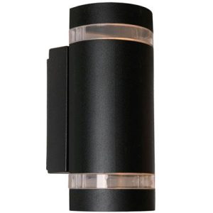 UTELAMPE FOCUS SVART 2xGU10