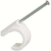 BP Clips 10-14mm Rund Hvit 100pk