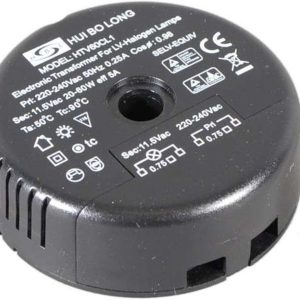 Kaoyi Trafo Elektronisk, 12v AC 20-60VA